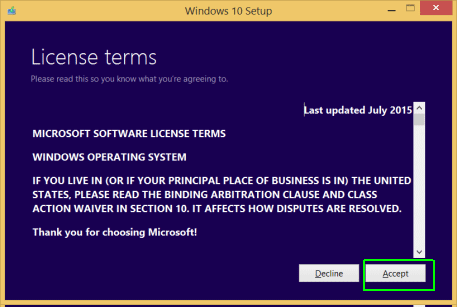 update windows 10 